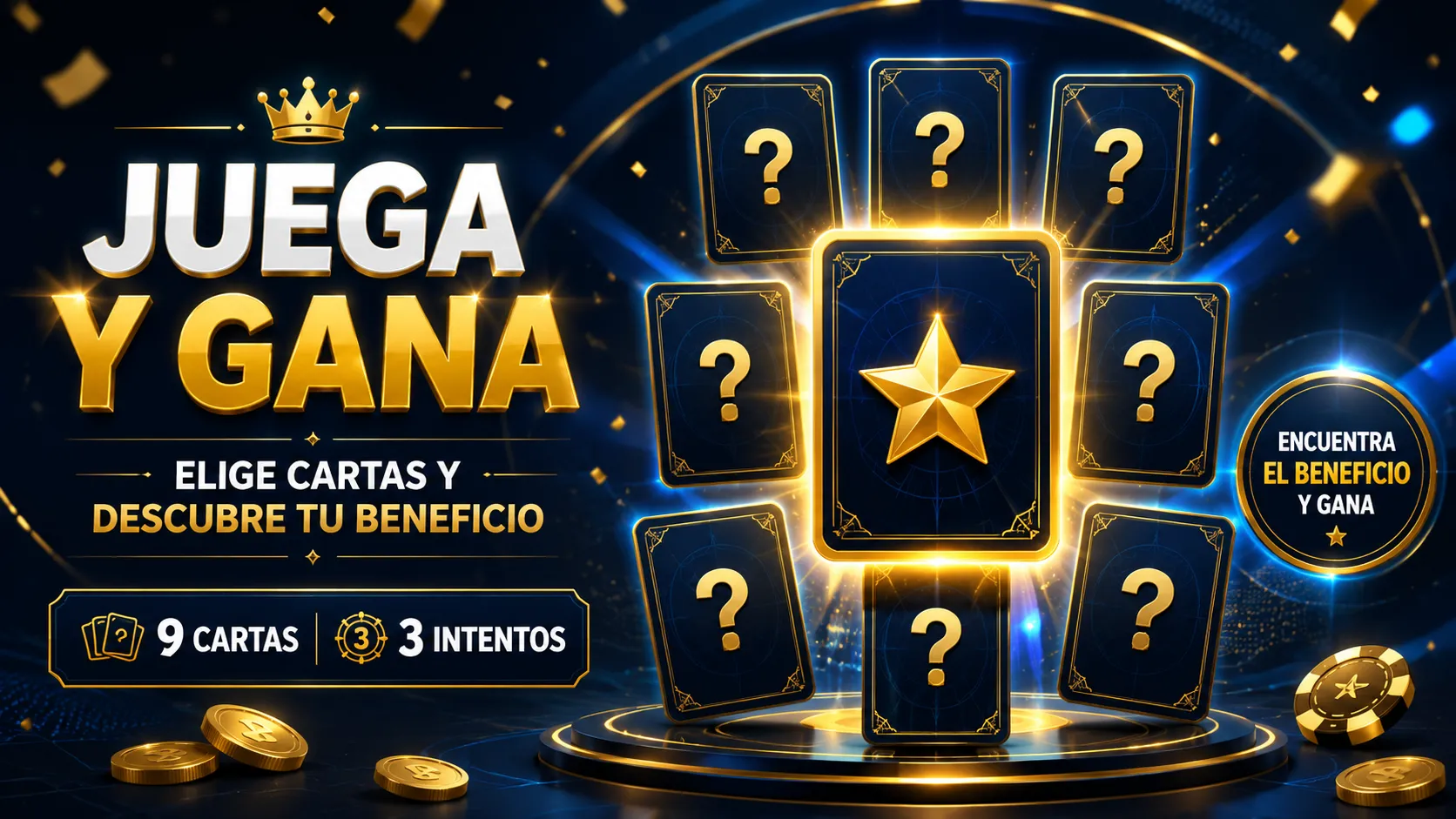 Juega y Gana con cartas